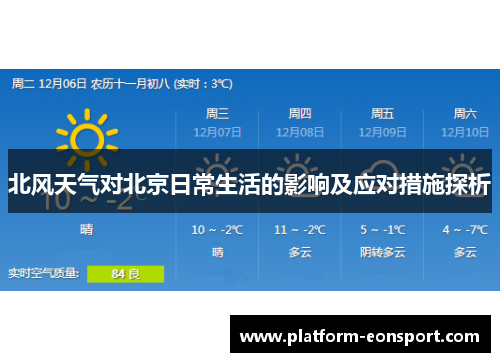 北风天气对北京日常生活的影响及应对措施探析